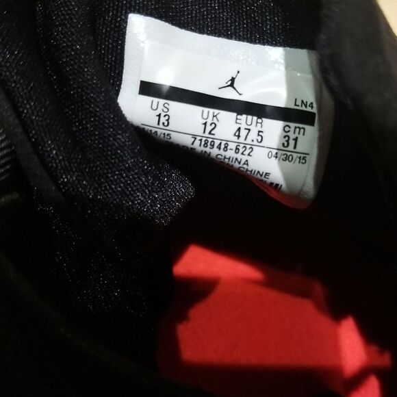 Nike Air Jordan Future Low Men Shoes  Infrared  VGC Size 13 - Picture 7 of 8